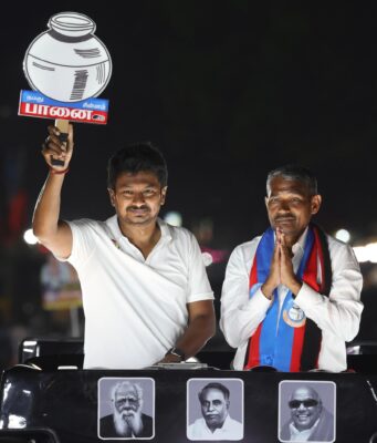 வன்னி அரசு அவர்களை ஆதரித்து, கழக இளைஞர் அணிச் செயலாளர் உதயநிதி பரப்புரை!